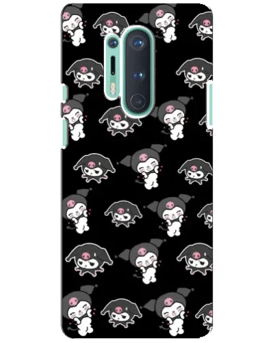 Чохол для OnePlus 8 Pro з картинкою «Чорний паттерн Kuromi» Чохол для OnePlus 8 Pro з картинкою «Чорний паттерн Kuromi»