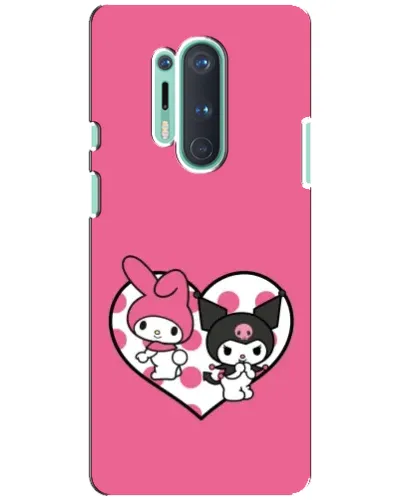 Чохол для OnePlus 8 Pro з картинкою «Kuromi та My Melody» Чохол для OnePlus 8 Pro з картинкою «Kuromi та My Melody»