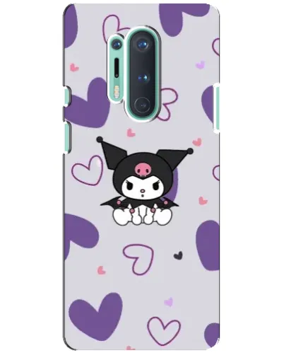 Чохол для OnePlus 8 Pro з картинкою «Kuromi та лавандові серця» Чохол для OnePlus 8 Pro з картинкою «Kuromi та лавандові серця»