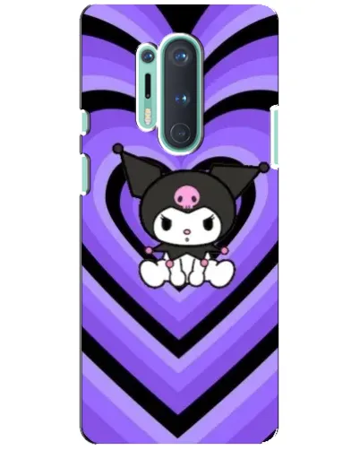 Чохол для OnePlus 8 Pro з картинкою «Kuromi та фіолетові серця» Чохол для OnePlus 8 Pro з картинкою «Kuromi та фіолетові серця»