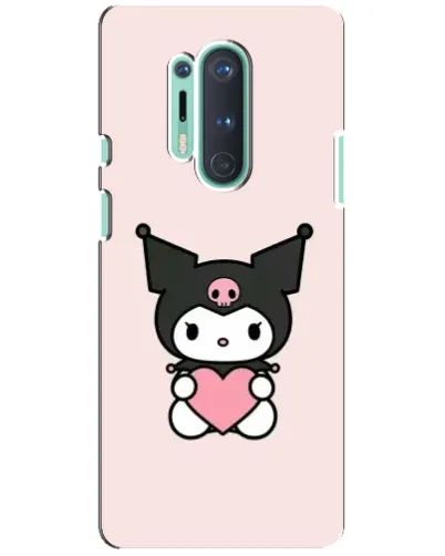 Чохол для OnePlus 8 Pro з картинкою «Kuromi та серце» Чохол для OnePlus 8 Pro з картинкою «Kuromi та серце»