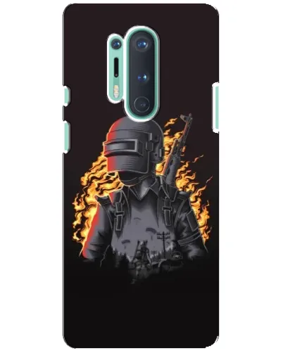 Чохол для OnePlus 8 Pro з картинкою «PUBG — вогняний силует» Чохол для OnePlus 8 Pro з картинкою «PUBG — вогняний силует»