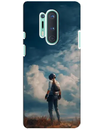 Чохол для OnePlus 8 Pro з картинкою «Герой PUBG на скелі» Чохол для OnePlus 8 Pro з картинкою «Герой PUBG на скелі»