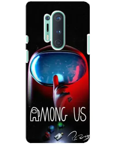 Чохол для OnePlus 8 Pro з картинкою «Червоний імпостер — макро» Чохол для OnePlus 8 Pro з картинкою «Червоний імпостер — макро»