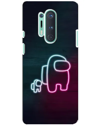 Чохол для OnePlus 8 Pro з картинкою «Among Us неон-арт» Чохол для OnePlus 8 Pro з картинкою «Among Us неон-арт»