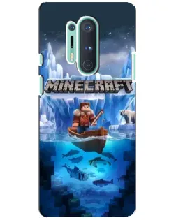Чохол для OnePlus 8 Pro з картинкою «Minecraft льодянийсвіт»