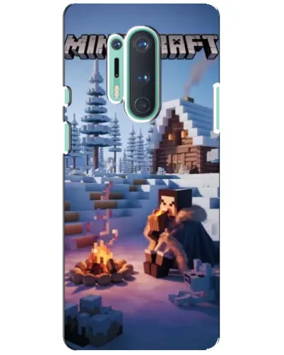 Чохол для OnePlus 8 Pro з картинкою «Зимовий Minecraft» Чохол для OnePlus 8 Pro з картинкою «Зимовий Minecraft»