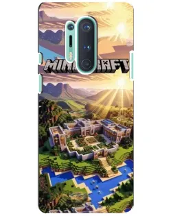 Чохол для OnePlus 8 Pro з картинкою «Minecraft панорама»