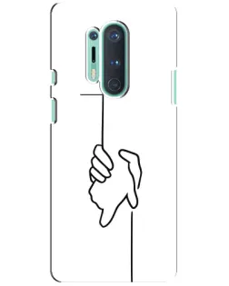 Чехол для OnePlus 8 Pro с картинкой «Рука держит»