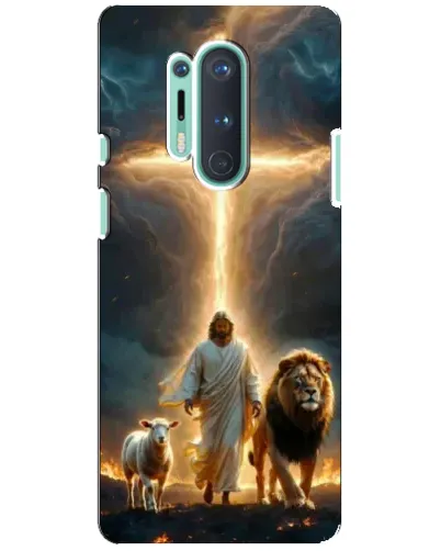 Чехол для OnePlus 8 Pro с картинкой «Лев Иуды и Свет» Чехол для OnePlus 8 Pro с картинкой «Лев Иуды и Свет»