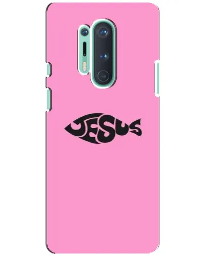 Чехол для OnePlus 8 Pro с картинкой «Розовый символ Jesus» Чехол для OnePlus 8 Pro с картинкой «Розовый символ Jesus»