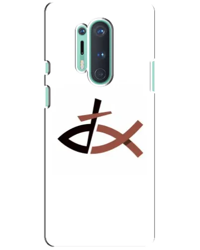 Чехол для OnePlus 8 Pro с картинкой «Рыба и крест» Чехол для OnePlus 8 Pro с картинкой «Рыба и крест»