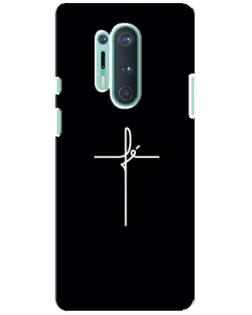 Чехол для OnePlus 8 Pro с картинкой «Тонкий крест»