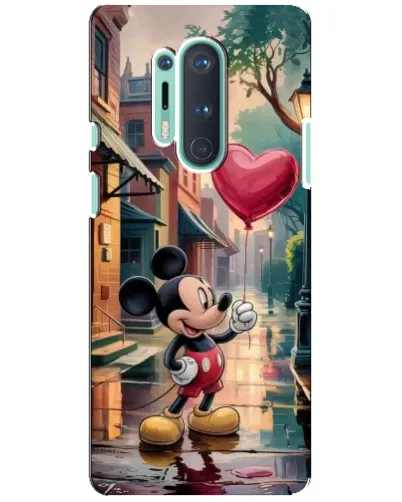 Чохол для OnePlus 8 Pro з картинкою «Міккі та кулька-серце» Чохол для OnePlus 8 Pro з картинкою «Міккі та кулька-серце»