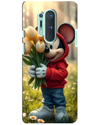 Чохол для OnePlus 8 Pro з картинкою «Міккі з тюльпанами» Чохол для OnePlus 8 Pro з картинкою «Міккі з тюльпанами»
