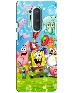 Чохол для OnePlus 8 Pro з картинкою «Губка Боб та друзі» Чохол для OnePlus 8 Pro з картинкою «Губка Боб та друзі»
