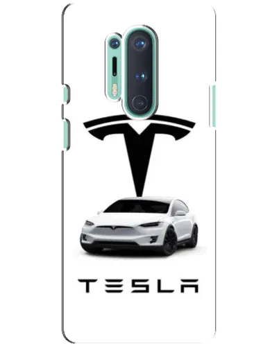 Чохол для OnePlus 8 Pro з картинкою «Tesla White Style» Чохол для OnePlus 8 Pro з картинкою «Tesla White Style»