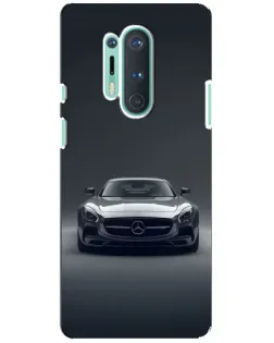 Чохол для OnePlus 8 Pro з картинкою «Mercedes на чорному»