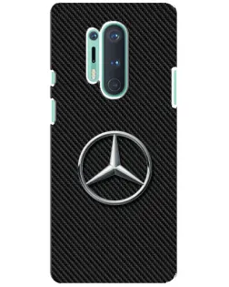 Чохол для OnePlus 8 Pro з картинкою «Карбоновий Mercedes стиль»