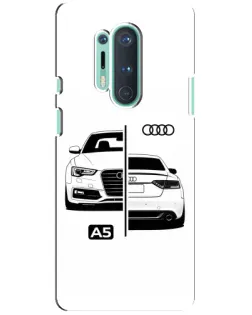 Чохол для OnePlus 8 Pro з картинкою «Audi — контрастний дизайн»