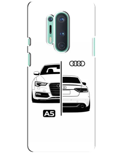 Чохол для OnePlus 8 Pro з картинкою «Audi — контрастний дизайн» Чохол для OnePlus 8 Pro з картинкою «Audi — контрастний дизайн»