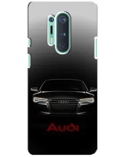 Чохол для OnePlus 8 Pro з картинкою «Audi — градієнтний контур»