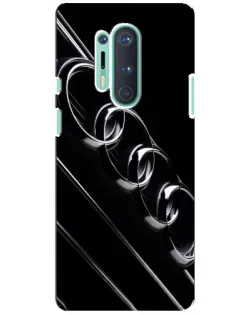 Чохол для OnePlus 8 Pro з картинкою «Audi — абстрактні кільця»