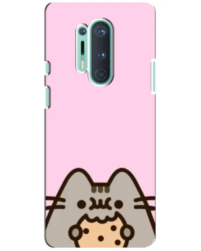 Чохол для OnePlus 8 Pro з картинкою «Pusheen та печиво» Чохол для OnePlus 8 Pro з картинкою «Pusheen та печиво»