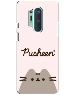Чохол для OnePlus 8 Pro з картинкою «Pusheen логотип» Чохол для OnePlus 8 Pro з картинкою «Pusheen логотип»