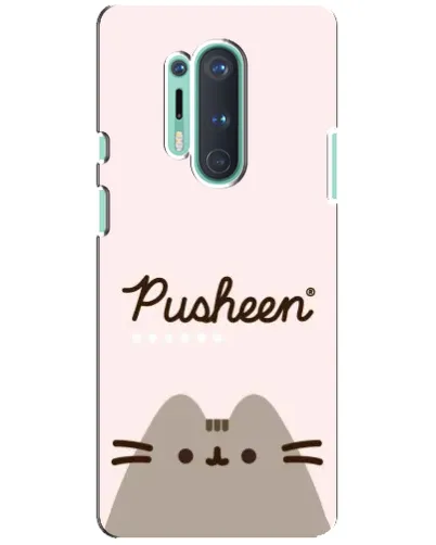 Чохол для OnePlus 8 Pro з картинкою «Pusheen логотип» Чохол для OnePlus 8 Pro з картинкою «Pusheen логотип»