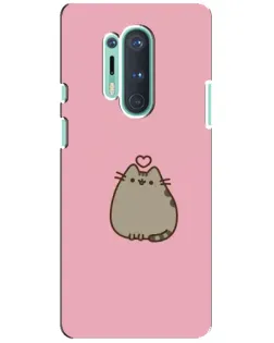 Чохол для OnePlus 8 Pro з картинкою «Pusheen серце» Чохол для OnePlus 8 Pro з картинкою «Pusheen серце»