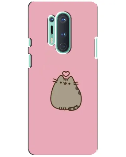 Чохол для OnePlus 8 Pro з картинкою «Pusheen серце» Чохол для OnePlus 8 Pro з картинкою «Pusheen серце»