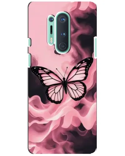 Чохол для OnePlus 8 Pro з картинкою «Метелик у диму»