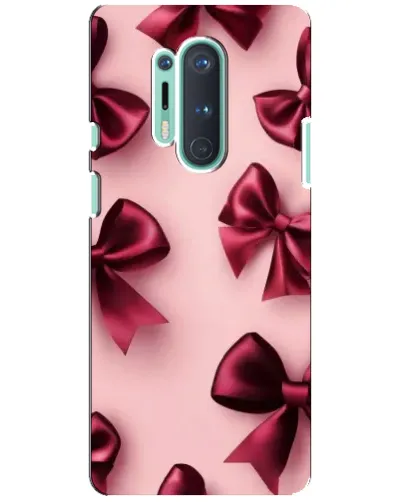 Чохол для OnePlus 8 Pro з картинкою «Бордовий атлас»