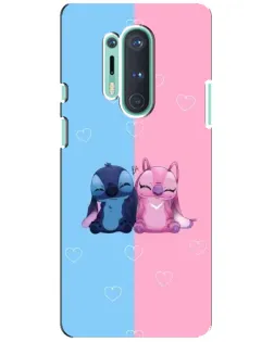 Чехол для OnePlus 8 Pro с картинкой «Stitch и Angel Love» Чехол для OnePlus 8 Pro с картинкой «Stitch и Angel Love»