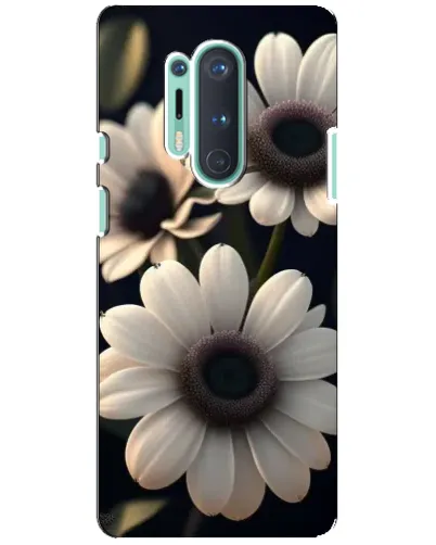 Чехол для OnePlus 8 Pro с картинкой «Белые маргаритки макро» Чехол для OnePlus 8 Pro с картинкой «Белые маргаритки макро»