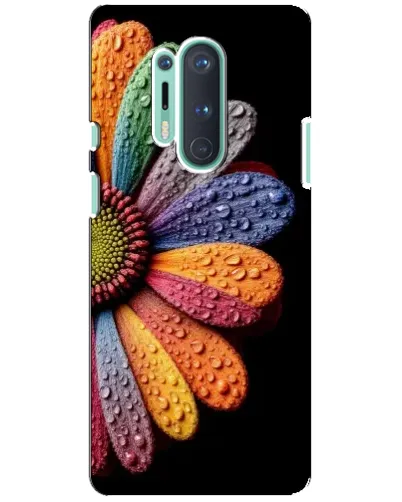 Чехол для OnePlus 8 Pro с картинкой «Радужный цветок» Чехол для OnePlus 8 Pro с картинкой «Радужный цветок»