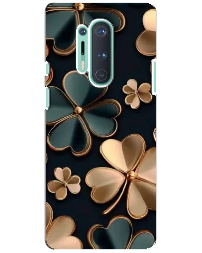 Чехол для OnePlus 8 Pro с картинкой «Клевер в золоте» Чехол для OnePlus 8 Pro с картинкой «Клевер в золоте»