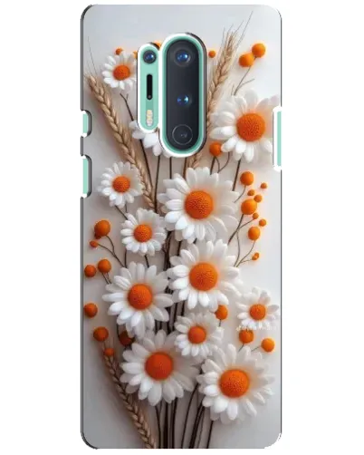 Чехол для OnePlus 8 Pro с картинкой «Белые сухоцветы» Чехол для OnePlus 8 Pro с картинкой «Белые сухоцветы»