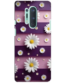 Чехол для OnePlus 8 Pro с картинкой «Ромашки на фиолетовом» Чехол для OnePlus 8 Pro с картинкой «Ромашки на фиолетовом»