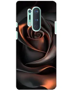 Чехол для OnePlus 8 Pro с картинкой «Шелковая черная роза» Чехол для OnePlus 8 Pro с картинкой «Шелковая черная роза»