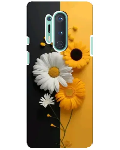 Чехол для OnePlus 8 Pro с картинкой «Подсолнух и ромашка» Чехол для OnePlus 8 Pro с картинкой «Подсолнух и ромашка»