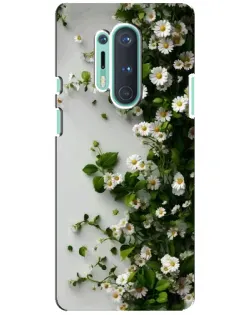 Чехол для OnePlus 8 Pro с картинкой «Ветка мелких белых цветов» Чехол для OnePlus 8 Pro с картинкой «Ветка мелких белых цветов»