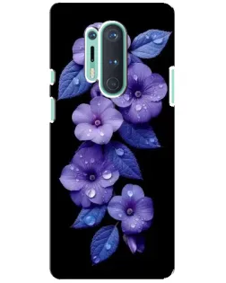 Чехол для OnePlus 8 Pro с картинкой «Фиолетовые цветы с росою» Чехол для OnePlus 8 Pro с картинкой «Фиолетовые цветы с росою»