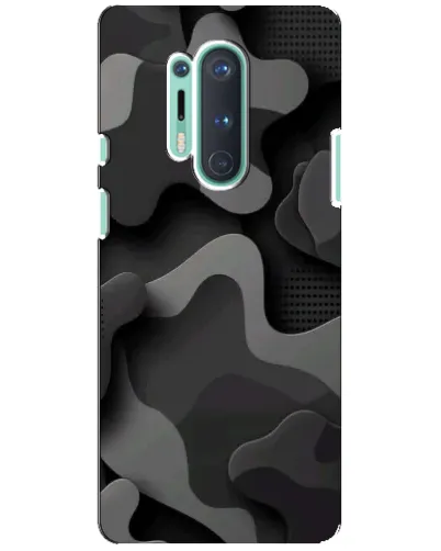 Чехол для OnePlus 8 Pro с картинкой «Темный абстрактный камуфляж» Чехол для OnePlus 8 Pro с картинкой «Темный абстрактный камуфляж»