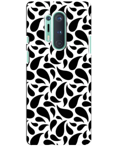 Чехол для OnePlus 8 Pro с картинкой «Контрастные черные капли» Чехол для OnePlus 8 Pro с картинкой «Контрастные черные капли»