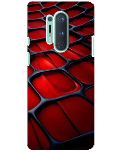 Чехол для OnePlus 8 Pro с картинкой «Красная глянцевая сетка» Чехол для OnePlus 8 Pro с картинкой «Красная глянцевая сетка»