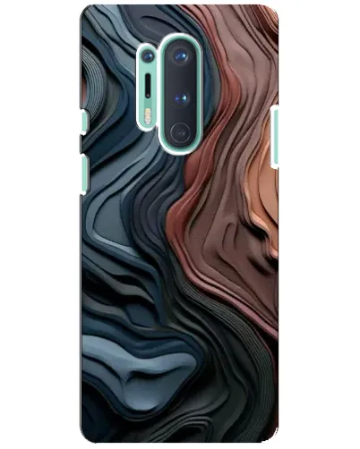 Чехол для OnePlus 8 Pro с картинкой «Цветные волны каньона» Чехол для OnePlus 8 Pro с картинкой «Цветные волны каньона»