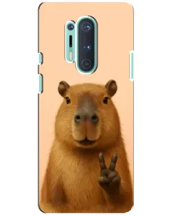 Чехол для OnePlus 8 Pro с картинкой «Капибара виктория» Чехол для OnePlus 8 Pro с картинкой «Капибара виктория»