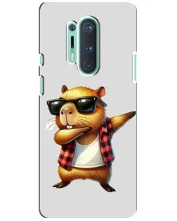 Чехол для OnePlus 8 Pro с картинкой «Капибара рэпер даб» Чехол для OnePlus 8 Pro с картинкой «Капибара рэпер даб»